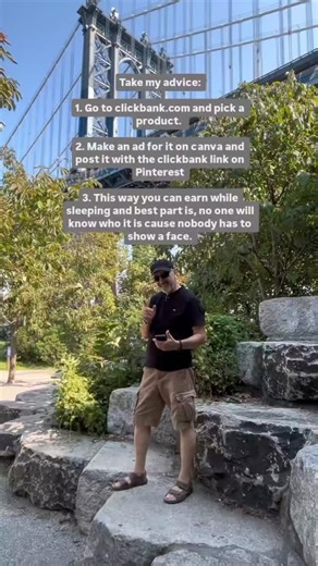 Here’s a quick tip: 👉 Head over to ClickBank.com and pick a product you’d like to promote. 👉 Use Canva to create a simple ad, then share it on Pinterest with your affiliate link. 💡 That’s it — you can start earning while you sleep! And the best part? No need to show your face. 🌴 Want to discover how to make money online while traveling, relaxing, or spending more time with loved ones? 💬 Comment “Change” and I’ll show you how to get started today! 🔁 SHARE • 💾 SAVE • 👉 FOLLOW @affiliatewit