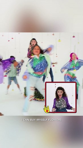 Kick off the weekend by signing & dancing along to #Flowers 🌸🌼➡️ #LinkInBio #youtube #mileycyrus #cyrus #flowersmileycyrus #mileycyrusflowers #fyp #foryou #viral #trend #weekend #KIDZBOPASL #ASLwithKBSavvy #DeafKidsRock #AmericanSignLanguage #asl #deaf