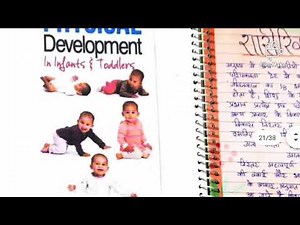 Haryana D.El.Ed 1st year Practical File ( Children's Physical and Emotional Health ) With free PDF.