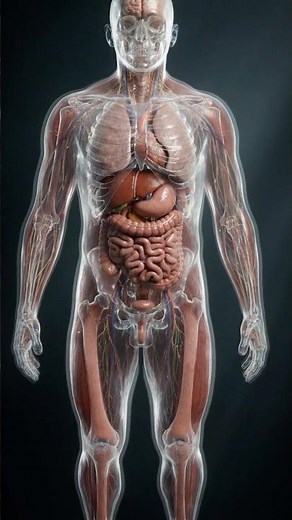 Inside the Male Body: Ultra-Realistic Human Anatomy Revealed #medical #anatomy #science