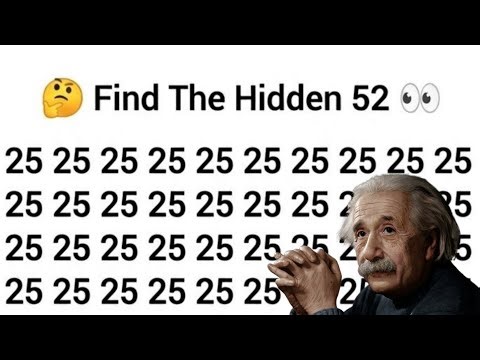 Find The Hidden 52! 🧠 | Only A Genius Can Solve This Brain Challenge? 🧐