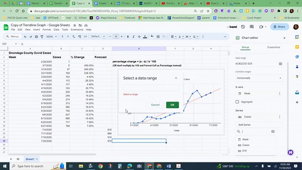Google Sheets Prediction & Forecast