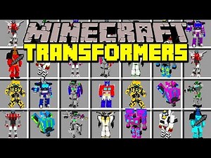 Minecraft TRANSFORMERS MOD! | TRANSFORM INTO TRANSFORMERS, FIGHT, FLY, & MORE! | Modded Mini-Game