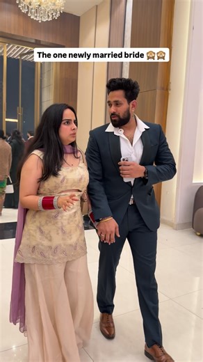 Pratibha Arora on Instagram: "New bride phase is real, temporary, and honestly unstoppable. Let her live. . #NewBrideEnergy #ShaadiHangover #JustMarriedThings . . new bride behaviour, indian wedding life, shaadi ke baad, wedding comparison, bride phase, post wedding drama, relatable indian bride, married life fun, shaadi memories, every new bride, indian wedding parody, bride humour, desi wedding vibes, marriage reels india, funny shaadi content"