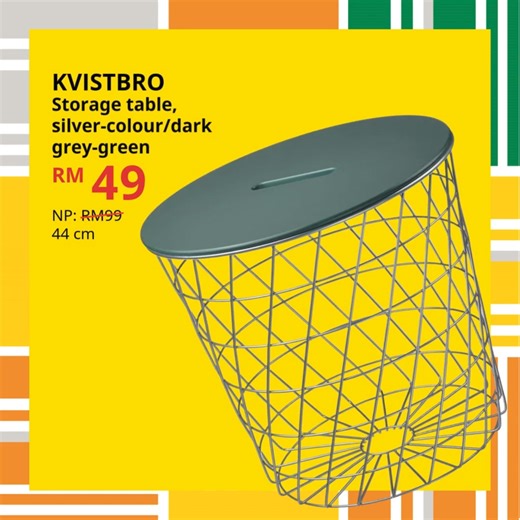 Our Midsummer SALE is here! ✨ Up to 50% off home furnishing items until 3 July 2024, in-store & online ✨ Members gets an extra 10% off on sale items in-store! Special: Lucky Draw Bonanza with RM300,000 worth of prizes to be won! Not limited to sale items. The more you spend, the more entries you get! T&C apply. | IKEA