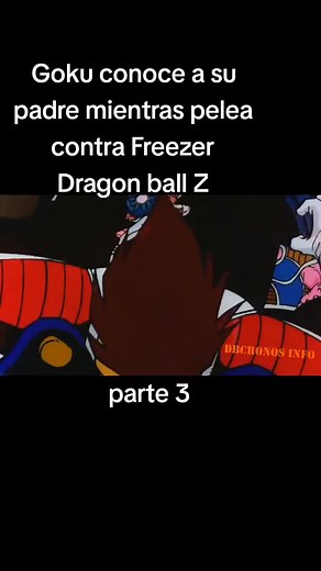 Goku conoce a su padre en Dragon Ball Z: Parte 3