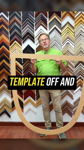 How do you frame a shape that isn't a square or rectangle? 🤔