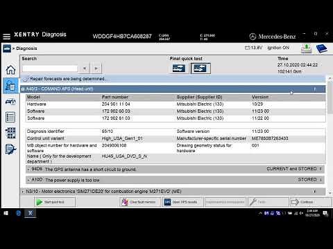 How to make manual coding for ESP using Xentry