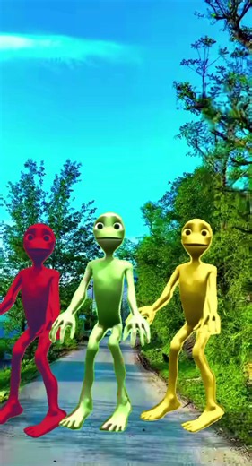 Big alien chase T-rex chasingpart-154#sorts #alien#YouTube#alien