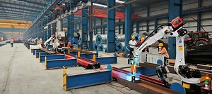[Hot Item] CNC Fully Automatic Welding Robot Production Line Ground Rail Welding Machine Workstation with Robotic Arm CO2 MIG Welding