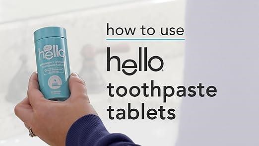 How to use hello whitening toothpaste tablets