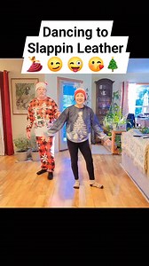 15K views · 252 reactions | This is a slow version of slappin leather linedance. It's easy to follow and you can dance it to Footloose song when you get the hang of it.  #christmasvibes #goodvibesonly #linedance | Brian and Marissa | Facebook