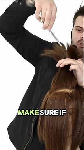 How to Point Cut Hair Away & Back