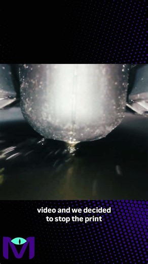 The importance of bed adhesion. #PETG #FirstLayer #3DPrinting #Plastic #Educational