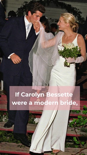 Simple, elegant and chic are the words that come to mind when thinking of Carolyn Bessette-Kennedy. Here are a few wedding dresses from the Fall 2026 bridal collections that capture Carolyn’s iconic aesthetic Head to the link in bio for 42 stunning gowns from the fall 2026 collections.👰 #jfk #njwedding #newjerseybride #weddinggown #carolynbassette