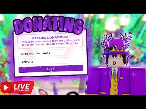 🔴PLS DONATE LIVE & ROBUX GIVEAWAY!💸 | GAMES | (💬TTS ON ) 📌TRYING TO GET 1M RAISED, DAY 27!