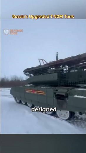 Russia’s Upgraded T-90M Tank with Special Markings