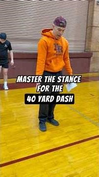 Master Your Stance For The 40 Yard Dash! 🏃‍♂️🔥