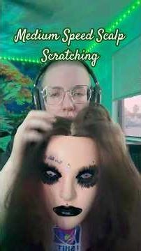 Medium Speed Scalp Scratching. Not too Fast + Aggressive, not too Gentle Either