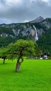 Unterbach Switzerland 🍃🇨🇭 📽️ @swissferwag #unterbach #waterfall #switzerland #wonderful_swiss #outdoor | Amir Asani