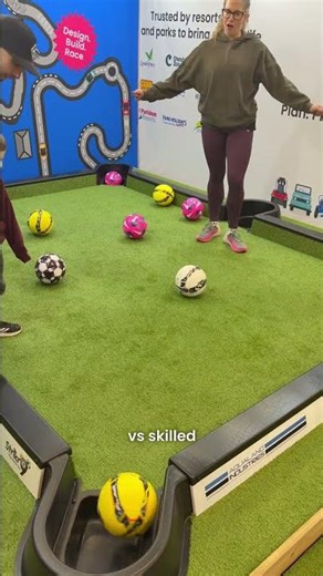 Footpool (Kick Pool) – Beginner vs Pro | Are You Any Good? #footpool #kickpool #footballpool #shorts