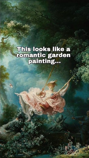 The Secret Hidden in The 💕 Swing#art#history #painting