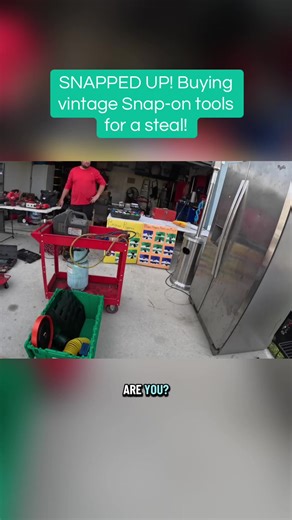 SNAPPED UP! Buying vintage Snap-on tools for a steal! #SnapOn #VintageTools #GarageSaleFinds #ResellerLife #Negotiation