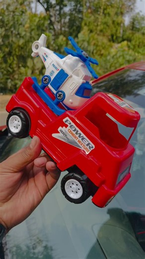 RC POLICE helicopter and big TRUCK unboxing and ramp racing. #remotecontrol #shorts #rc