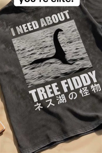 I ain't giving you no tree fiddy! 🦕💵 If you know, drop a Loch Ness in the comments. #treefiddy #nostalgiamemes #lochnessmonster #funnyshirts #iykykyk
