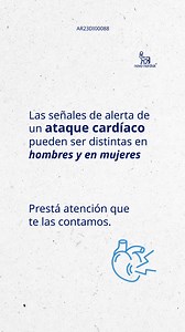 👉 Prestá atención a las señales que te indica tu cuerpo.​ ​ En este mes mundial del corazón, conozcamos los indicios de un ataque cardíaco para poder actuar de manera rápida y responsable en caso de presentar síntomas. ​ Siempre es recomendable consultar a un especialista para mantener una buena salud cardiovascular.​ 🩺 ​ Hablemos de Diabetes es un desarrollo de Novo Nordisk Pharma Argentina. 💙 ​ ​ Toda la información aquí incluida no reemplaza la visita al médico. Ante cualquier duda, consul