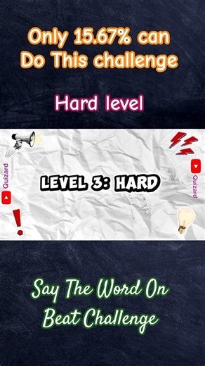 Say The Word On Beat Challenge 03 || Hard #shorts #sayonbeat #shortsfeed