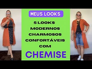HOW TO WEAR CHEMISE - MY LOOKS 5 IN 1