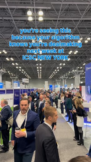 ICSC NEW YORK is next week! Comment below if you’re attending! 🤝 #ICSC | ICSC