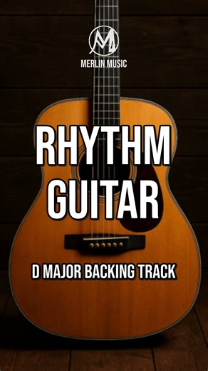 Strumming Practice Made Easy | Guitar Backing Track in D Major