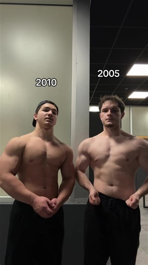 Mog en Direct: Gym Posing Trends from 2005 to 2010