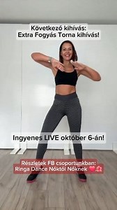 Extra Fogyás Torna indul október 6-án! Csatlakozz és csináljuk meg együtt! További részletek zárt Facebook csoportunkban: Ringa Dance Nőktől Nőknek ❤️🌺 #ringadance #ringadanceaerobic #cardio #sport #jojoeffekt #fogyás #fogyáséhezésnélkül #egészségesfogyás #huraieva #foryou #likeback | Ringa Dance Shop