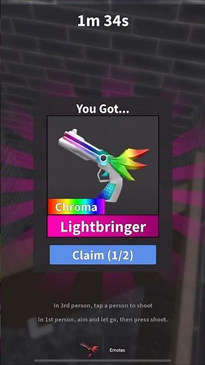 Trading Chroma Darkbringer and Shark for Chroma Lightbringer and Icewing in Roblox Mm2
