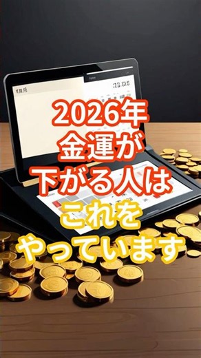 2026年、金運が下がる人はこれをやっています #2026年 #金運アップ #開運 #お金の習慣 #金運 #財布 #金運が下がる人 #金運が上がる人 #お金の使い方