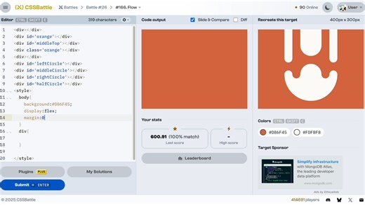 CSS Battle #166 - Flow