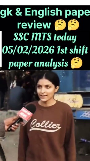 ssc mts today paper analysis 🤔😱 #ssc #sscmts #exam #examanalysis