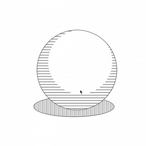 "Shaded sphere using only arithmetic" by mitchbrien https://codepen.io/mitchbrien/pen/PwqyWdo | CodePen | Facebook
