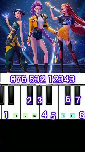 Takedown kpdh Easy Piano Tutorial #piano​​ #shorts​​ #pianotutorial​​