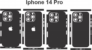 IPhone 14 Pro Skin Vector Files: Customizable Phone Decal (digital Download) - Etsy