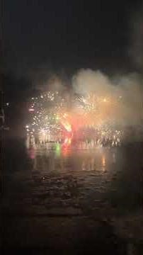 Unbelievable fountain by Pyro Demon 😈 #fireworks #july4th #pyro #newyear #pyrotechnics ￼