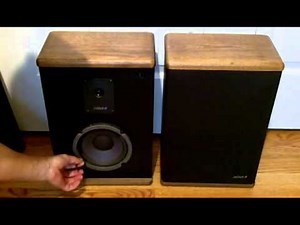 Advent Baby II Vintage Stereo Bookshelf Speakers - 2 Way
