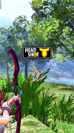 Arrow in hand, focus in soul 🌿The forest know my aim #nonrestricted #games #archery #gameplay #games