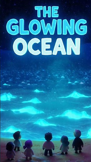 "The Glowing Ocean at Night – When the Sea Comes Alive with Light 🌌 | Claymation Short Film"
