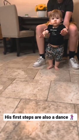 Good News Movement | Parents excited for his first steps... are surprised his first steps turned into a dance 😄🕺🏽🥰 | Instagram