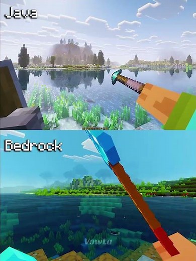 Minecraft Actions and Stuff Java vs Bedrock Part 67