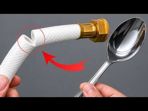 Very Few People Know This Tip | Easy Way to Repair a Leaky Flexible PVC Pipe | 24/7 DIY Repair Tips!